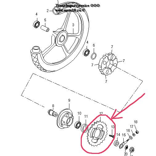 Венец (Z36) 428 (d54mm - 4 x 49mm) FLASH (НАБОР) Венец (Z36) 428 (d54mm - 4 x 49mm) FLASH (НАБОР)