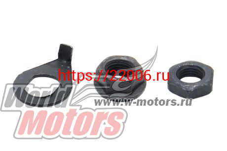 Гайки вело (компл.3 поз.) 5/16' оси перед. втулки со стопором (Гайка-1шт,контргайка 1шт,стопор.1шт) Гайки вело (компл.3 поз.) 5/16' оси перед. втулки со стопором (Гайка-1шт,контргайка 1шт,стопор.1шт)