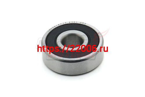 Подшипник 180301 (арт.6301-2RS) заднего колеса Zodiak закрытый "MM"