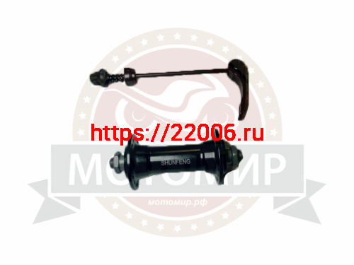 Втулка передняя МТВ алюм. 3/8*14G*36Н*100*108, на промоподш., с эксц., черн. (GB-13F-QS)