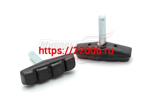 Колодки тормозные V-brake безрезьбовые L=50мм (пара)