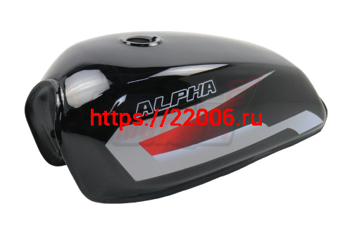 Бензобак Alpha WM чёрный глянцевый