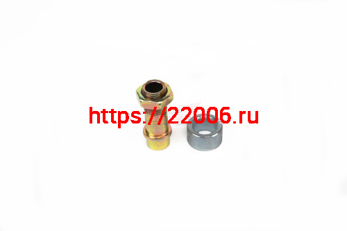 Втулка распорная задней звезды с гайкой и кольцом Delta, Zodiak, Alpha, ОВ-70 (ось задн. звезды)