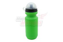Фляжка питьевая 570 мл (пластик) ЗЕЛЕНАЯ