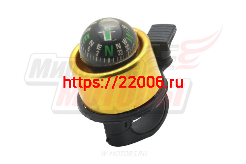 Звонок Вело малый с КОМПАСОМ фото 5