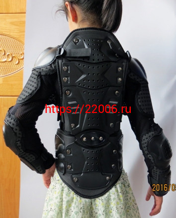 Защита тела (черепаха) THUNDER WOLF Kids АМ02 черная (S 110 cm.) Защита тела (черепаха) THUNDER WOLF Kids АМ02 черная (S 110 cm.)
