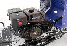 Мотобуксировщик с лыжным модулем 16 л.с., С РЕВЕРСОМ ЛИДЕР-3-4Т-15АП LONG (4 тележ) SPORT