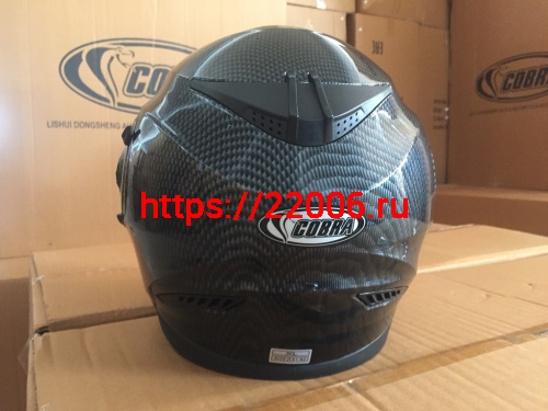 Шлем интеграл COBRA JK312, цвет черный карбон, лайм(3), размеры S фото 3 Шлем интеграл COBRA JK312, цвет черный карбон, лайм(3), размеры S фото 3