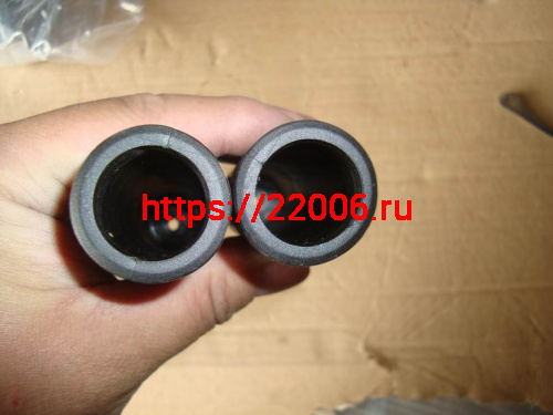 Грипсы для велосипеда 110мм, резина, черные (EHG-02) фото 3