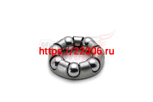 Подшипник задней втулки 7 шариков (обойма d12,7,D20,8,h4,6 мм,шарик d4,6 мм)