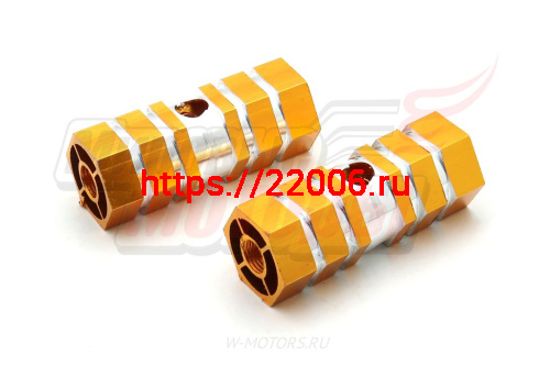 Пеги алюминиевые для трюковых самокатов 25х60мм (пара)(разные цвета) фото 3