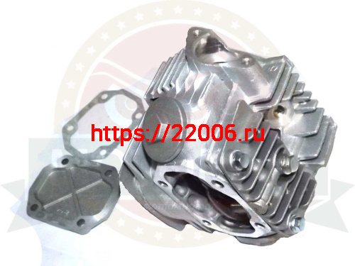 Головка цилиндра "Альфа, Zodiak" в сборе 39 мм (50см3) (клапана, распр., коромысло и т.д.) фото 2