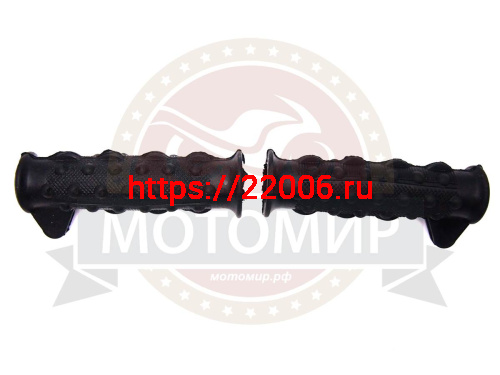 Ручки руля Урал резиновые правая + левая (пупырыш.)