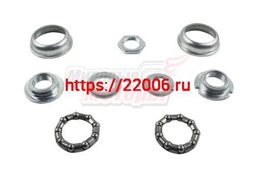 Детали каретки "СТЕЛС" для односоставных шатунов (fp-b701) (компл.) Детали каретки "СТЕЛС" для односоставных шатунов (fp-b701) (компл.)