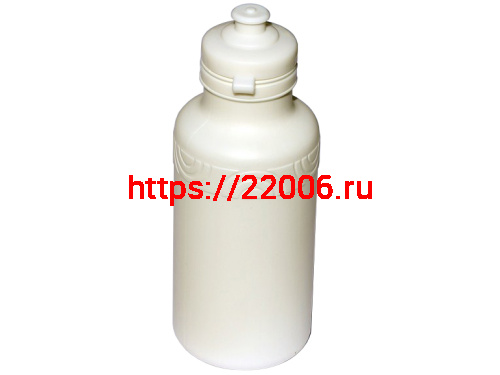 Фляга вело 500мл, белая без рисунка (Y-279B)