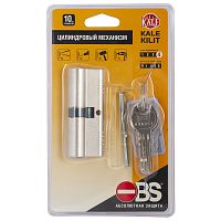 Цилиндровый Kale kilit (Кале килит) механизм 164 OBS SNE/100 (40+10+50) mm никель 5 кл. new