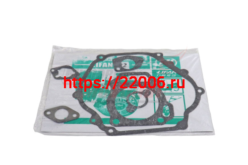 Набор прокладок двигателя Lifan182 паронит (6шт) (Россия)